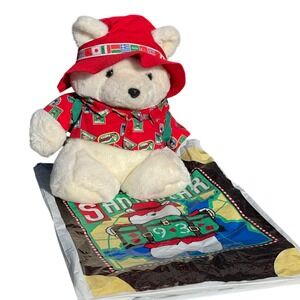 Dayton Hudson Santabear 1993 International Travel With Unopened Paspo